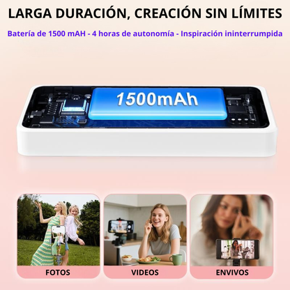 Pantalla monitor para selfie para Iphone y Android 1080P Wireless, espejo magnético para cámara trasera USO PROFESIONAL (NO COMPATIBLE CON IPHONE 17)
